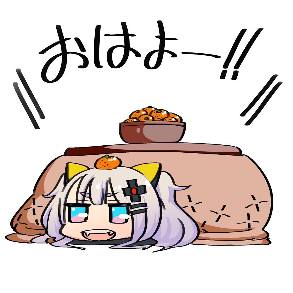 1girl, :d, bangs, blue_eyes, bowl, chibi, commentary_request, eyebrows_visible_through_hair