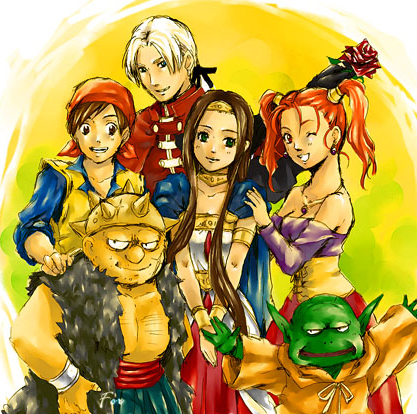 a＝ra・o, a?ra?o, brown_hair, cape, circlet, dragon_quest, dragon_quest_viii, dress