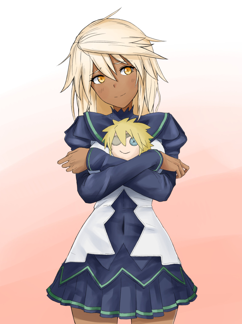 1girl, blush, character_doll, commentary_request, flasso, guilty_gear, guilty_gear_xrd, hair_between_eyes