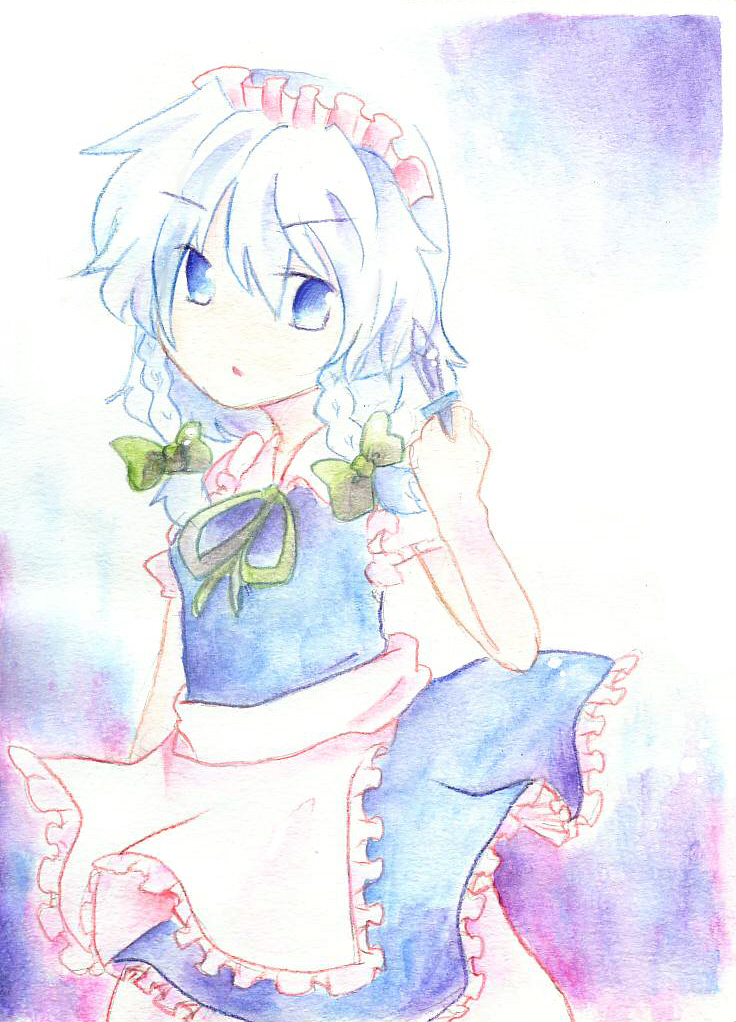 izayoi_sakuya, maid, siho, touhou