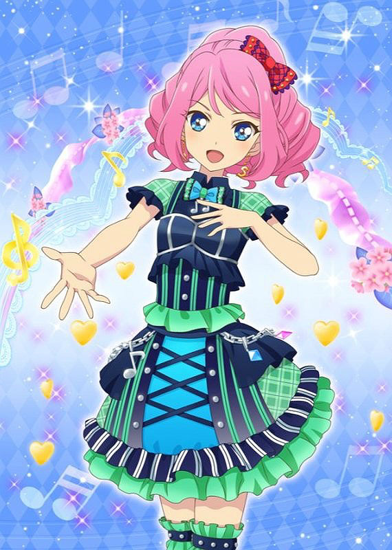 blue_eyes, dress, pink_hair, sakuraba_laura, short_hair