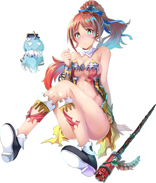 1girl, artist_request, ass, bare_shoulders, black_footwear, blush, breasts, convenient_leg