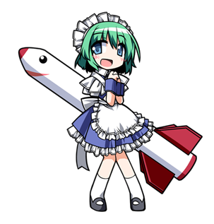 1girl, gensou_ningyou_enbu, hemogurobin_a1c, mimi-chan, ruukoto, solo, touhou, touhou_(pc-98)