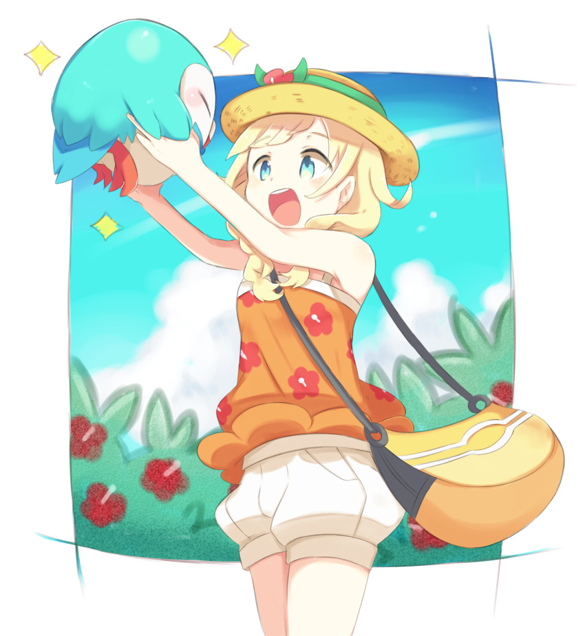1girl, absurdres, bangs, blonde_hair, blue_eyes, blush, character_request, eyebrows_visible_through_hair