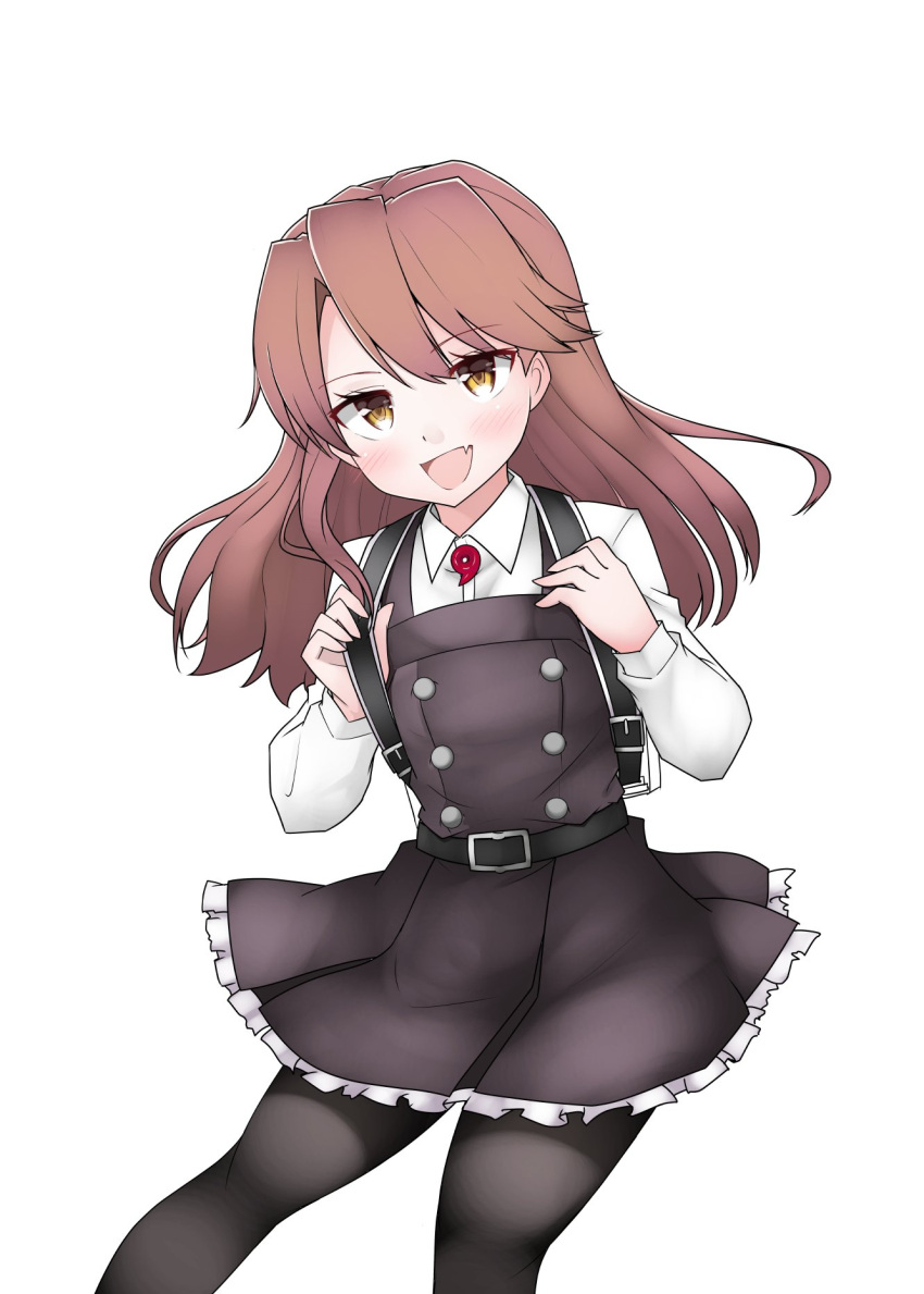 1girl, arashio_(kantai_collection), arashio_(kantai_collection)_(cosplay), backpack, bag, black_legwear, brown_eyes, brown_hair