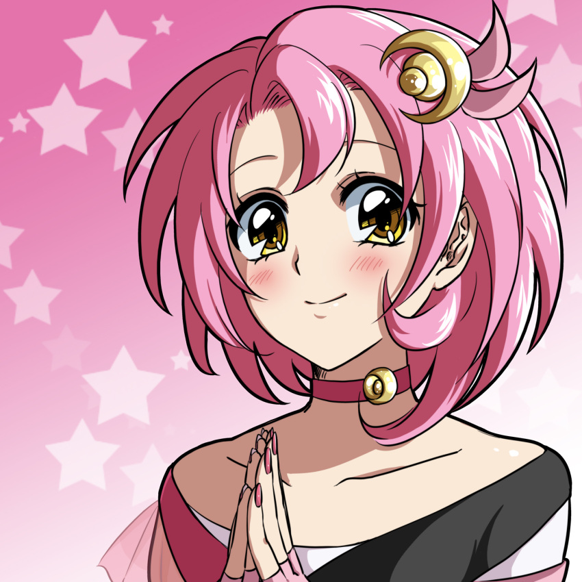 1girl, bare_shoulders, blush, cardfight!!_vanguard, cardfight!!_vanguard_g, hair_ornament, highres, long_hair