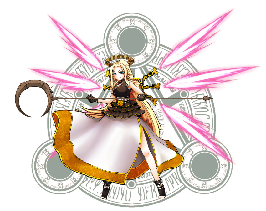 1girl, blonde_hair, breasts, commentary_request, ethereal_queen, long_hair, miranko, solo, star_ocean, star_ocean_till_the_end_of_time