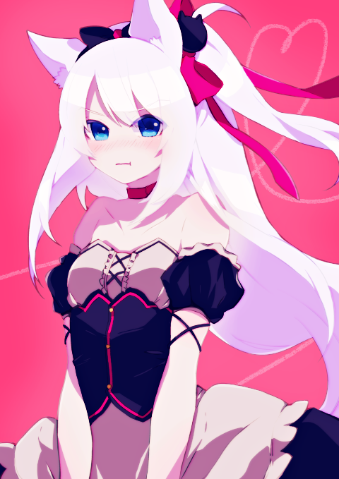 blue_eyes, dress, hamann_(azur_lane), long_hair, white_hair