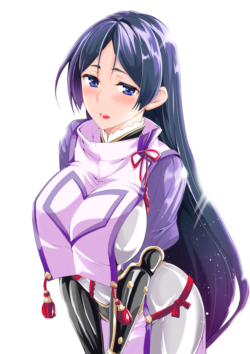 asou_shin, bangs, black_gloves, blush, bodysuit, breasts, fate/grand_order, fate_(series)