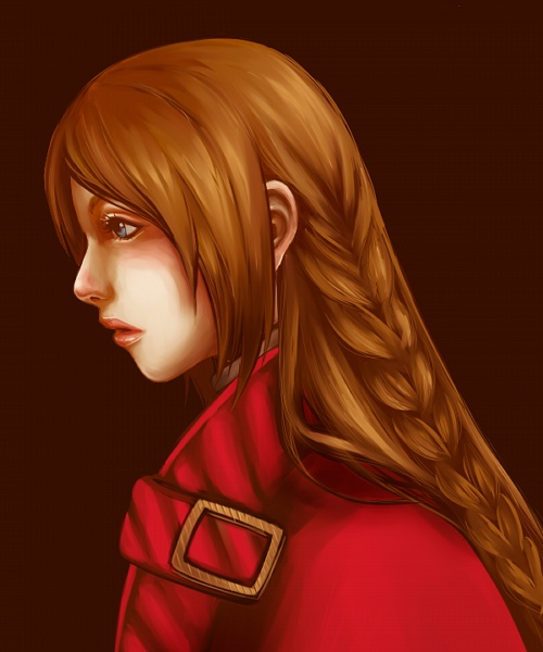 blue_eyes, braid, brown_hair, cape, final_fantasy, final_fantasy_tactics, long_hair, ovelia_atkascha