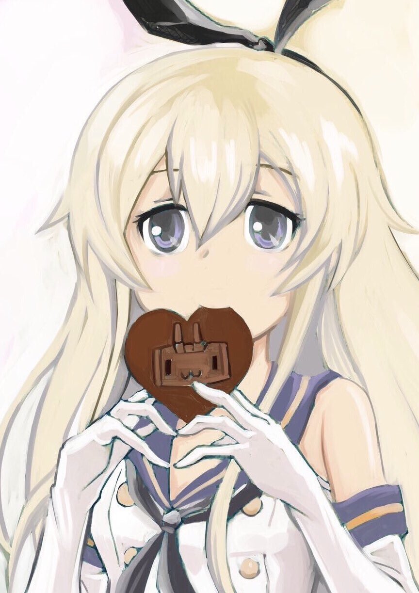 1girl, a, animal_ears, blonde_hair, chocolate, commentary_request, elbow_gloves, fake_animal_ears