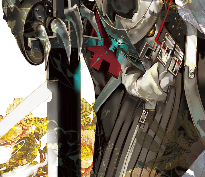 glowing_eyes, izanagi, jacket, kasu_(pixiv108801), male, persona, persona_4, robot