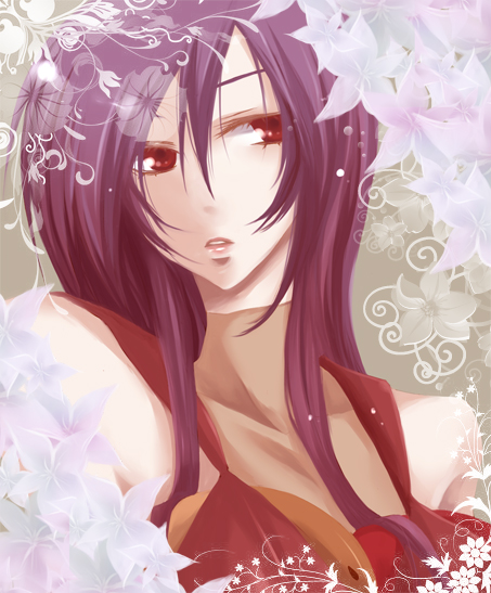 dress, gundam, gundam_00, haro, long_hair, purple_hair, red_eyes, rumiya