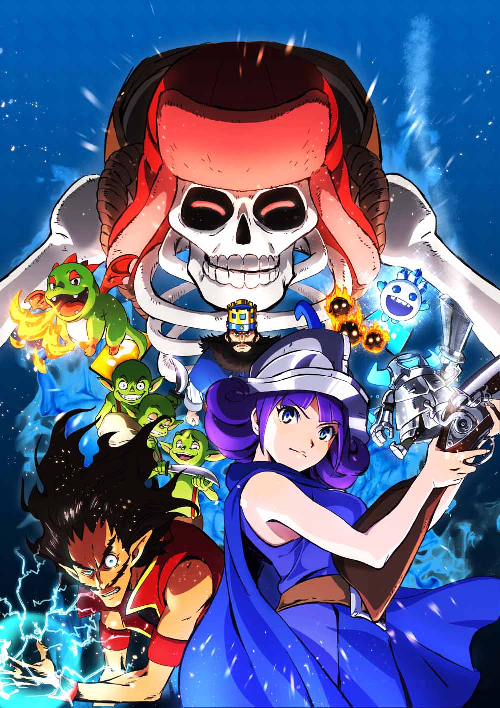 clash_royale, giant_skeleton_(clash_royale), highres, musketeer_(clash_royale), tagme