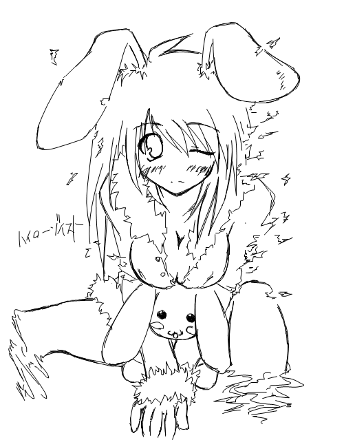 cleavage, kaminagi-tei, kaminagi-tei_(artist), monochrome, ragnarok_online