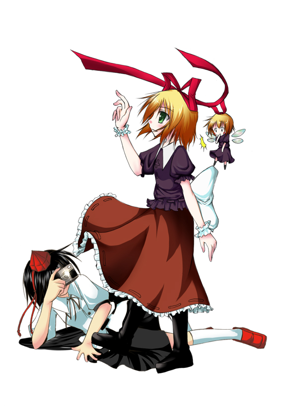 camera, doll, medicine_melancholy, paparazzi, sakura_yuuya, shameimaru_aya, su-san, touhou