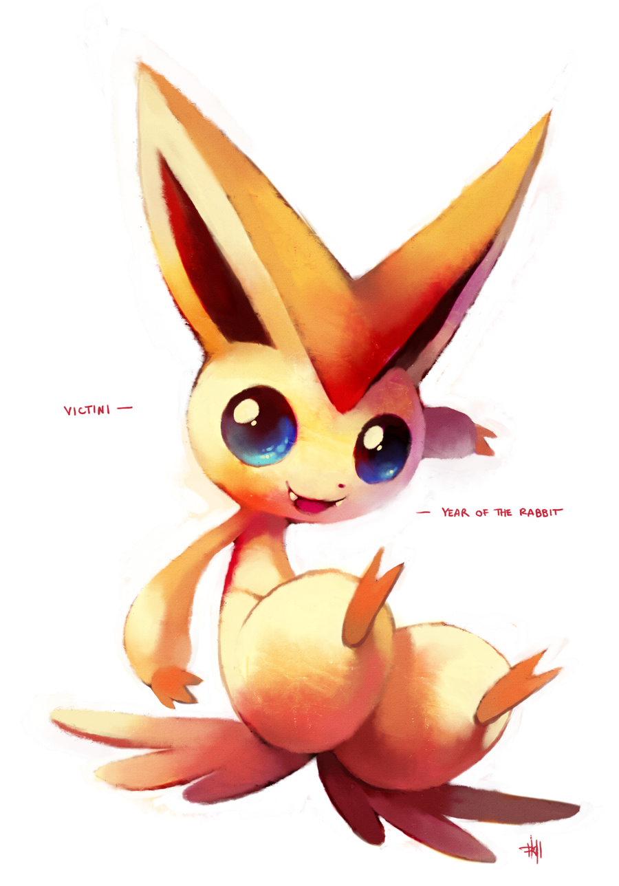 blue_eyes, creature, english, fangs, full_body, glitchedpuppet, highres, looking_at_viewer