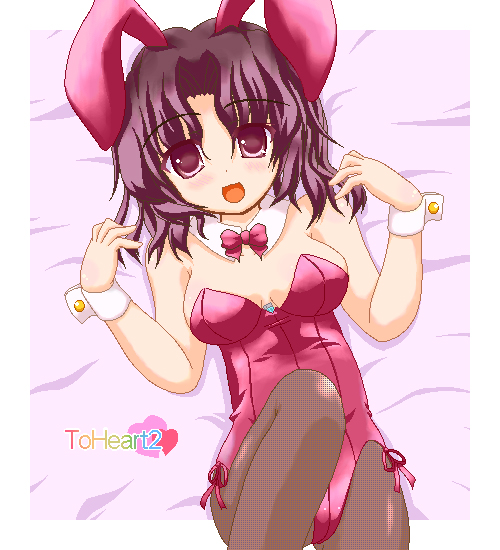 1girl, bad_id, bunny_ears, bunnysuit, fishnet_pantyhose, fishnets, marimo_(artist), marimo_(pixiv4455)