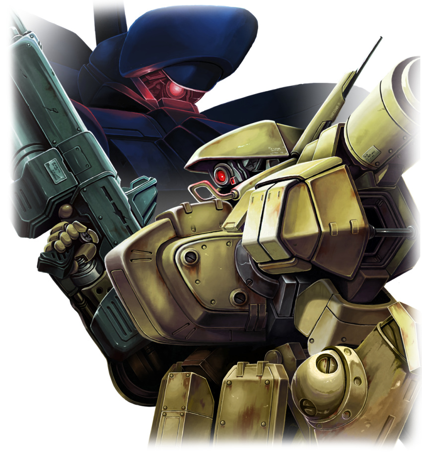 antennae, artist_request, assault_rifle, assault_suit_leynos, assault_suits_series, beam_rifle, damaged, derivative_work