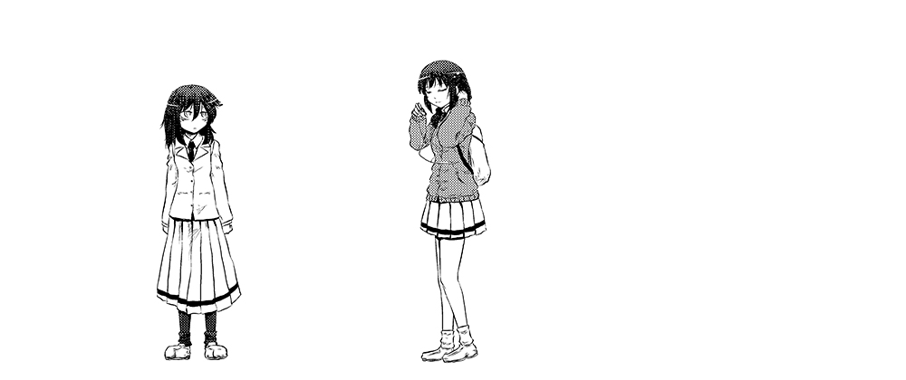 2girls, bag, blazer, bookbag, cardigan, closed_eyes, earphones, from_side