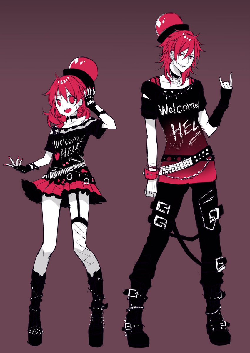 1boy, 1girl, \n/, belt, belt_buckle, black_footwear, black_gloves, black_hat