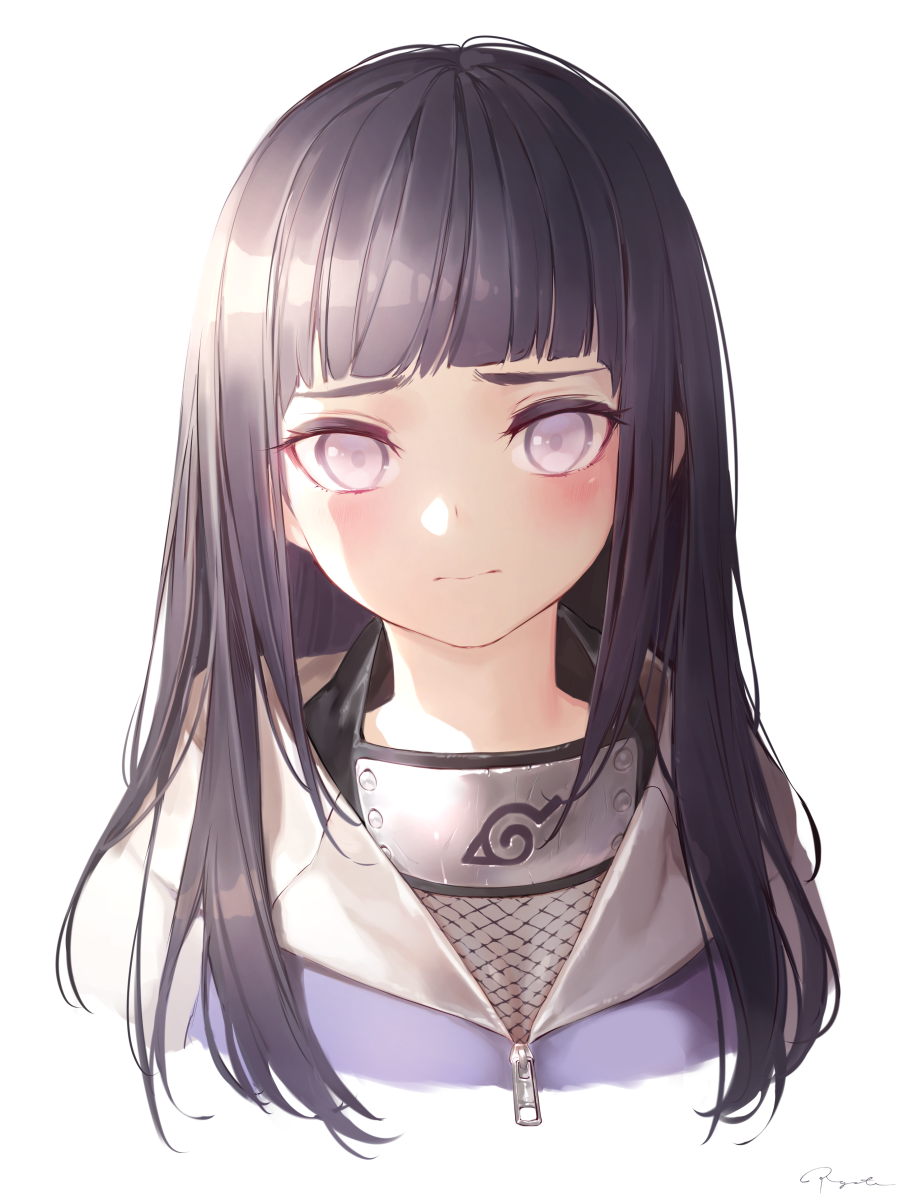 1girl, bangs, black_hair, blunt_bangs, blush, breasts, cleavage, fishnets