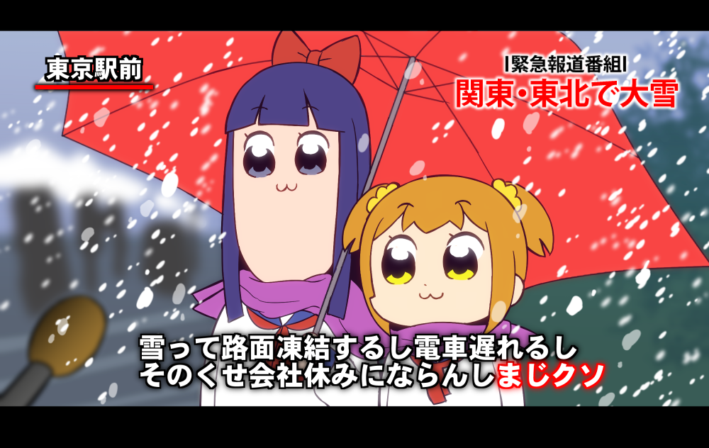 2girls, :3, bkub_(style), bow, hair_bow, hair_ornament, hair_scrunchie, interview