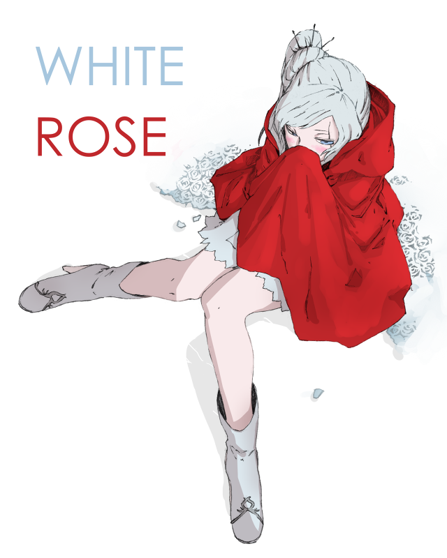 1girl, blue_eyes, boots, cloak, commentary_request, high_heel_boots, high_heels, monorobu