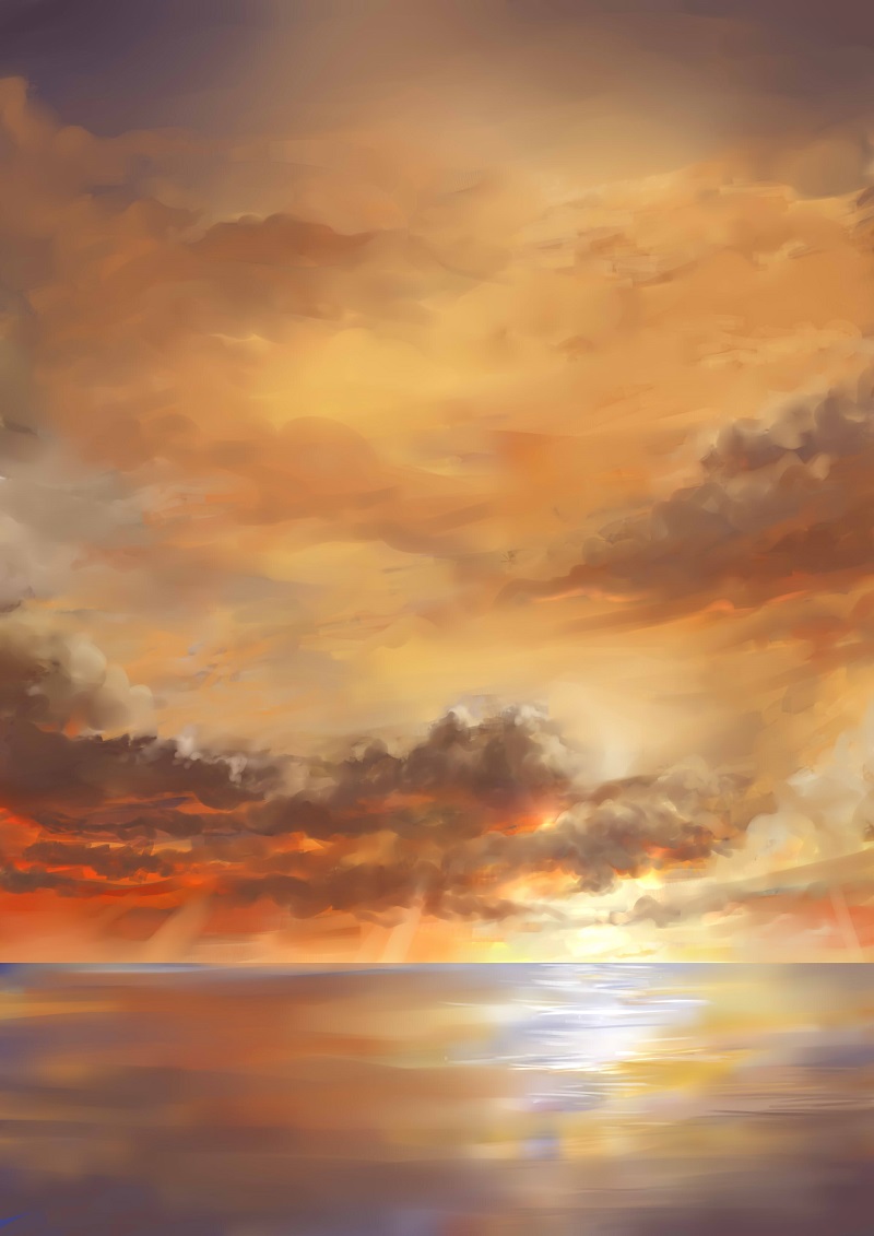 clouds, cloudy_sky, landscape, no_humans, original, scenery, seascape, sky