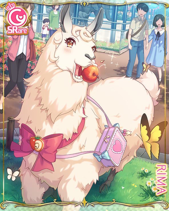 apple, bag, butterfly, card_(medium), child, cygames, extra, food