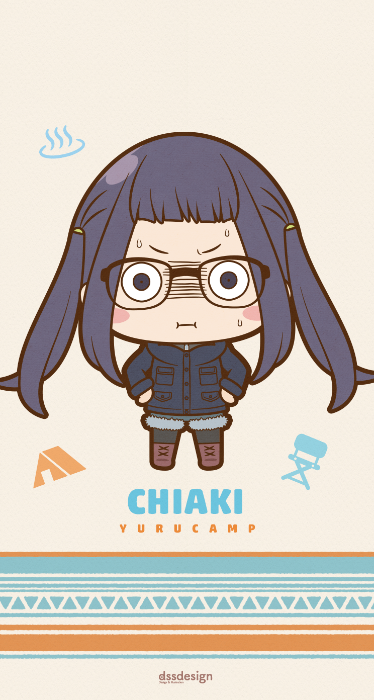 1girl, artist_name, bangs, beige_background, black-framed_eyewear, black_eyes, black_legwear, blue_coat