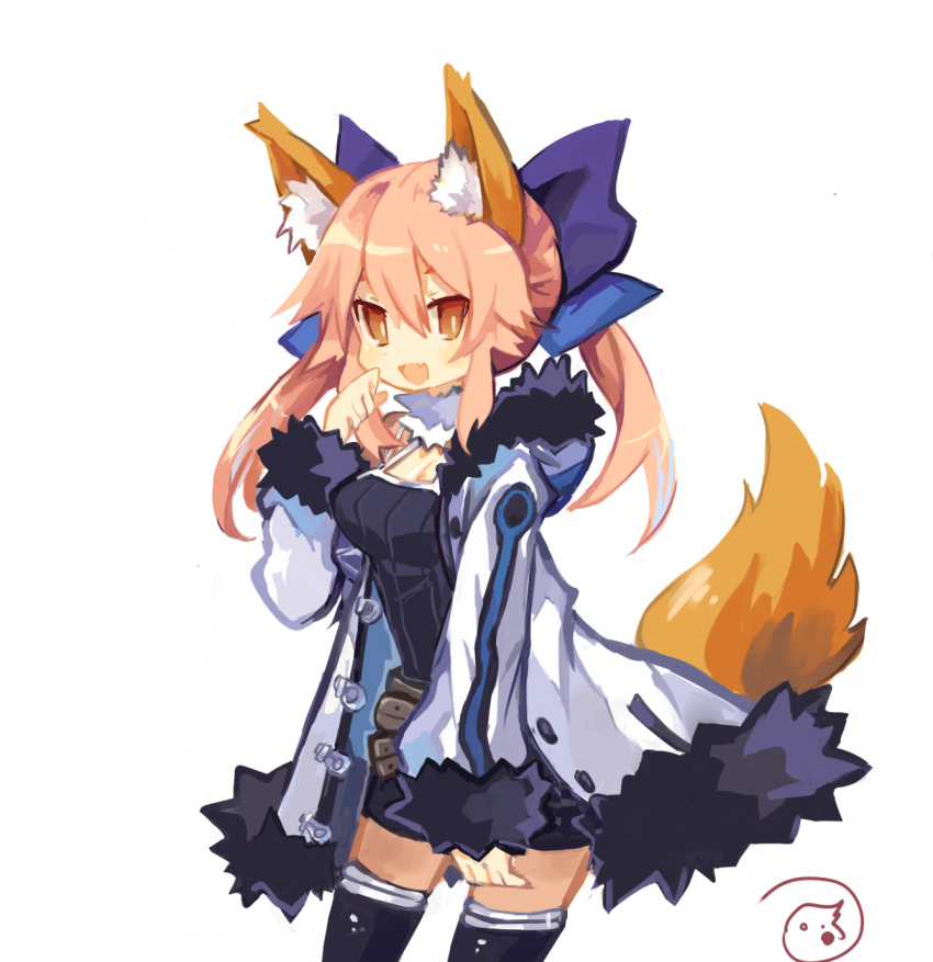 1girl, alternate_costume, animal_ears, asagiri_asagi, asagiri_asagi_(cosplay), belt, blue_ribbon, brown_eyes
