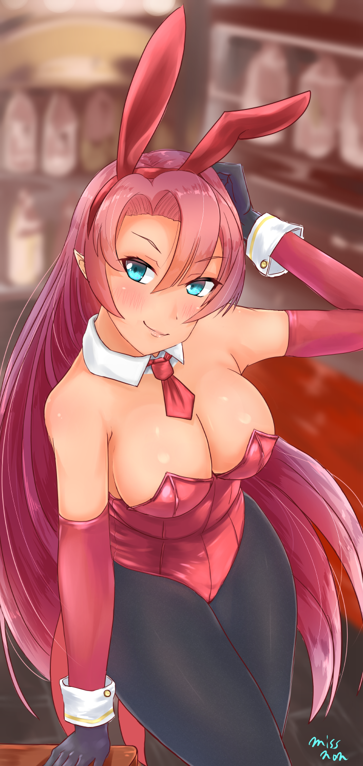 1girl, animal_ears, azur_lane, bangs, bare_shoulders, black_gloves, blue_eyes, blush