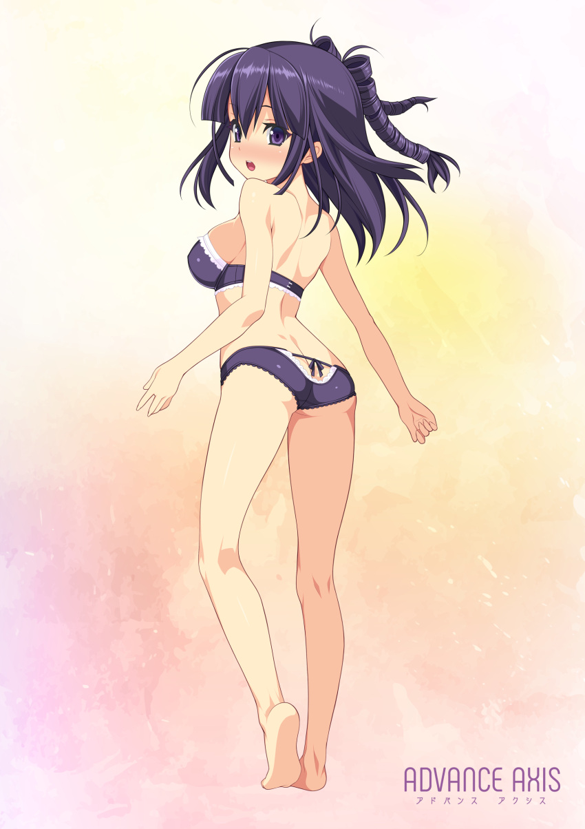 1girl, absurdres, ass, bangs, bare_legs, bare_shoulders, barefoot, beatmania