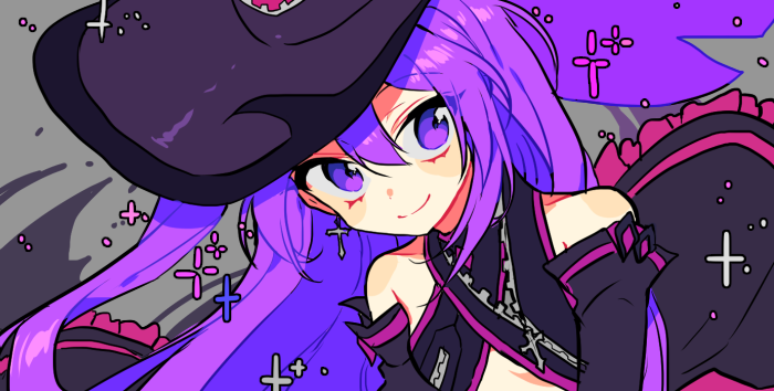 1girl, aisha_(elsword), artist_request, colored, detached_sleeves, earrings, elsword, eyebrows_visible_through_hair