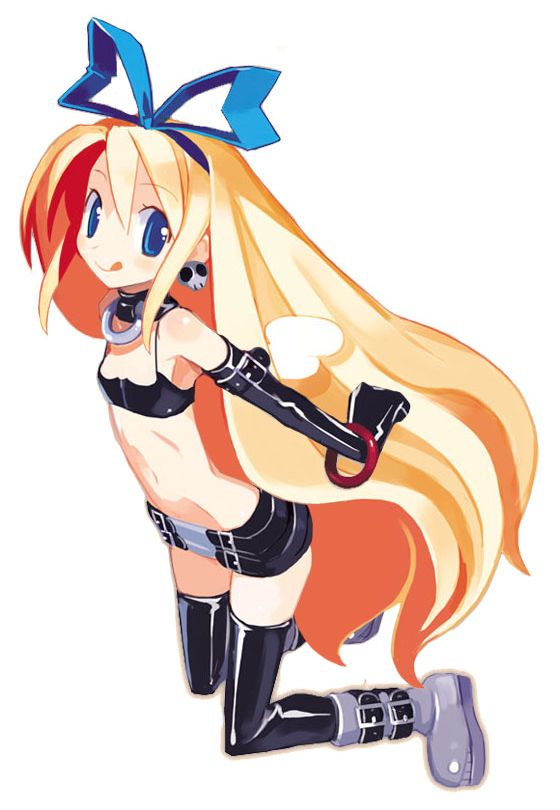 :q, cosplay, disgaea, etna, etna_(cosplay), flat_chest, flonne, harada_takehito