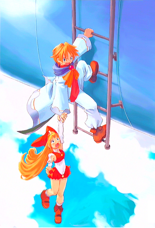 blonde_hair, boy, cello, cello_(marl_kingdom), coat, hat, instrument, kururu_(marl_kingdom)
