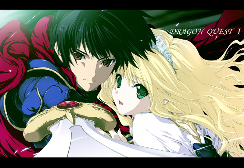 blonde_hair, brown_eyes, dragon_quest, dragon_quest_i, face, green_eyes, hero_(dq1), iizuki_tasuku