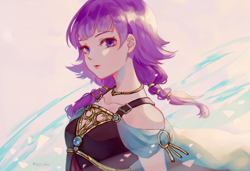 1girl, bare_shoulders, breasts, cape, dress, fire_emblem, fire_emblem:_seima_no_kouseki, fire_emblem_heroes