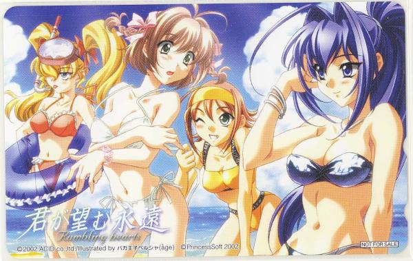 :p, adjusting_hair, ahoge, antenna_hair, baka_ouji_persia, bandeau, beach, bikini