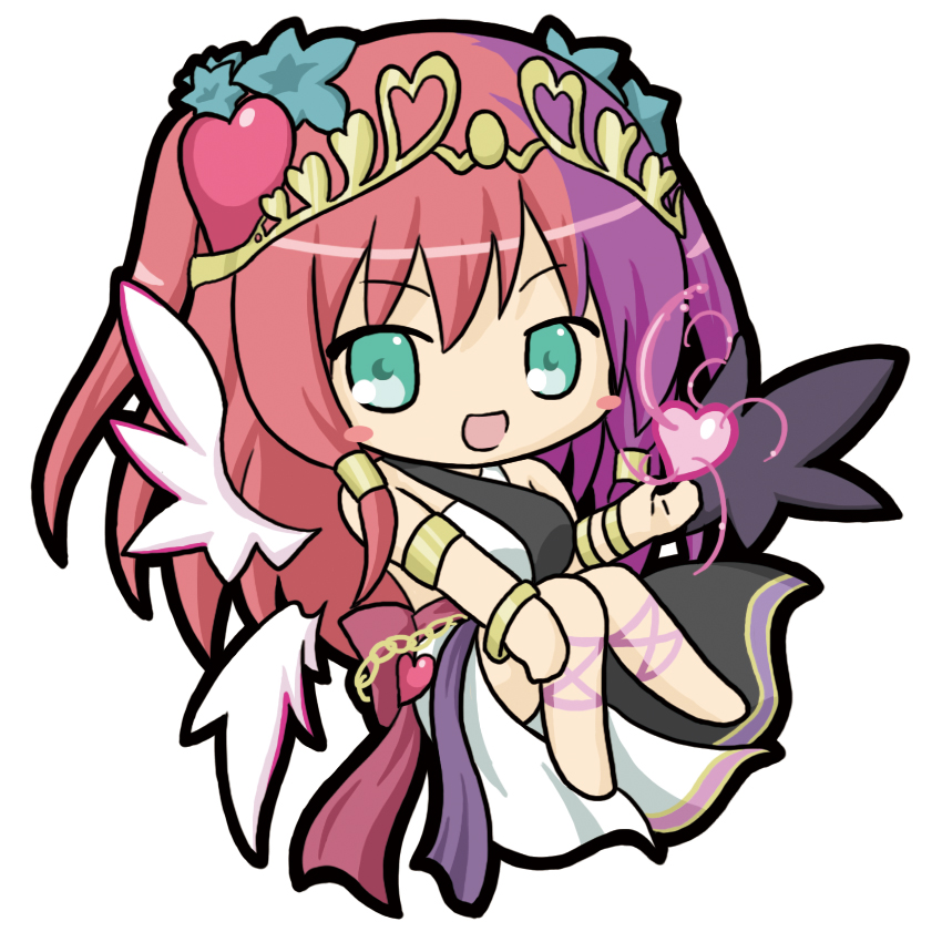 1girl, :d, asymmetrical_wings, bangs, bare_shoulders, barefoot, black_dress, black_wings