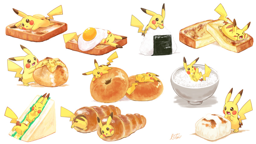 >_<, blush_stickers, butter, commentary, commentary_request, creature, eating, food