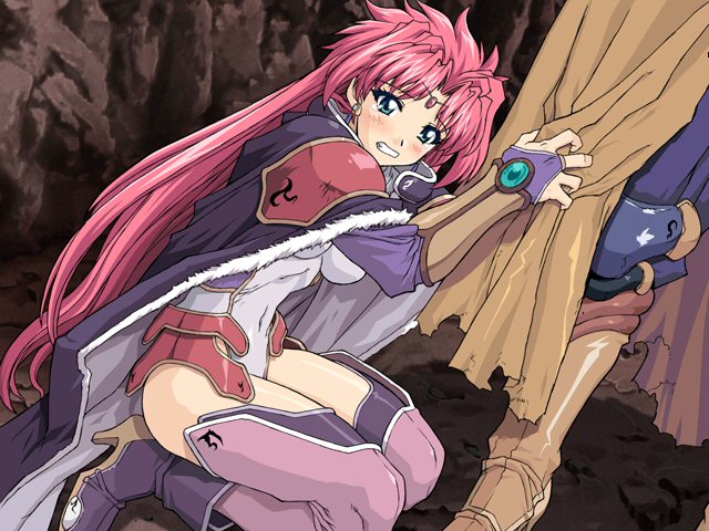 blush, boots, brave_soul, cape, caroll, caroll_(brave_soul), caroll_kirkland, circlet
