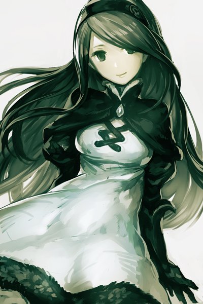 1girl, agnes_oblige, black_gloves, bravely_default:_flying_fairy, bravely_default_(series), closed_mouth, dress, gloves