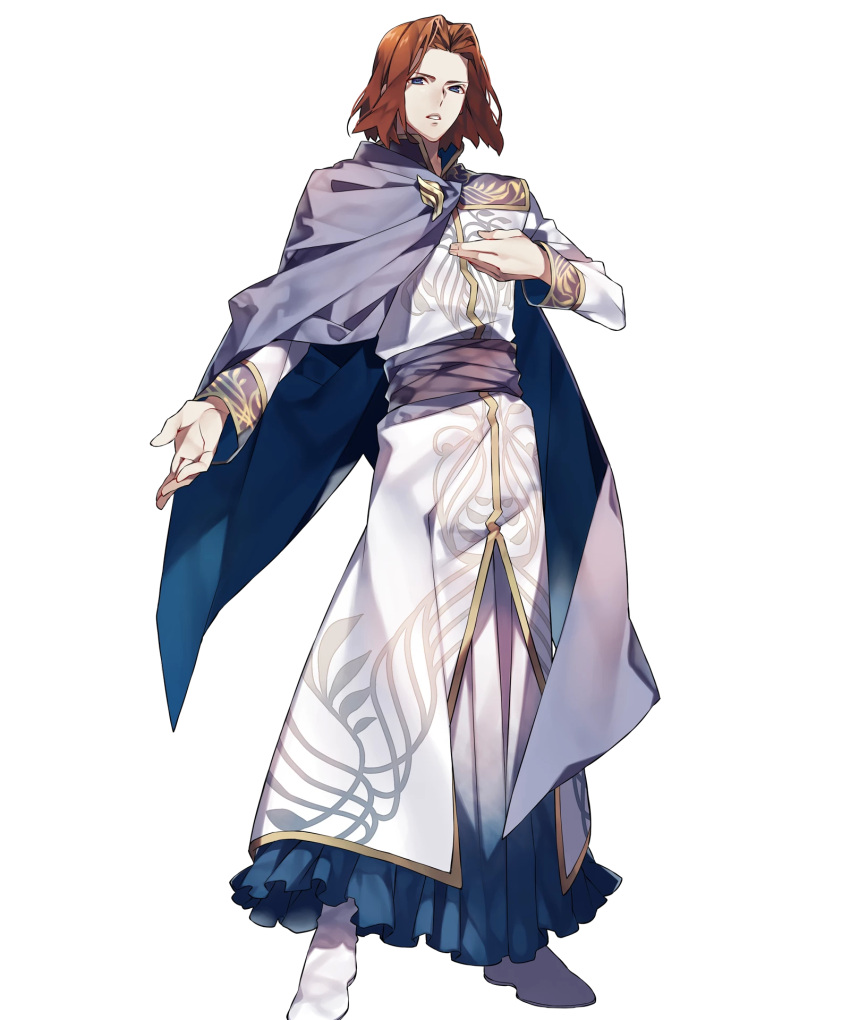 1boy, 88_taho, blue_cape, blue_eyes, cape, collar, cyas, fire_emblem