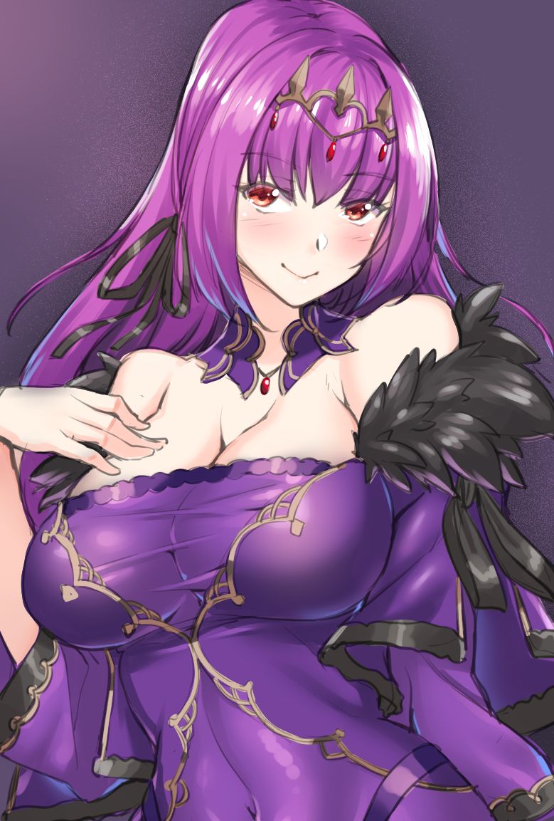 1girl, breasts, caster_(lostbelt), circlet, commentary_request, dress, fate/grand_order, fate_(series)