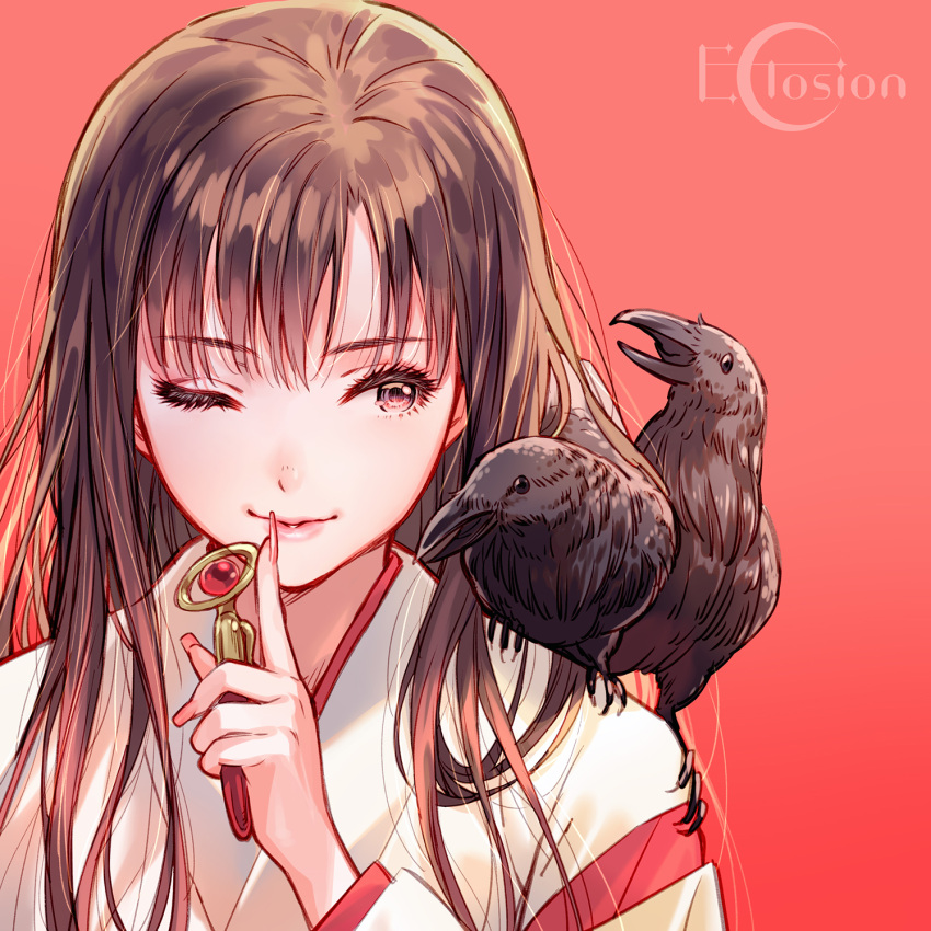 1girl, animal, animal_on_shoulder, artist_name, bird, bird_on_shoulder, bishoujo_senshi_sailor_moon, black_hair