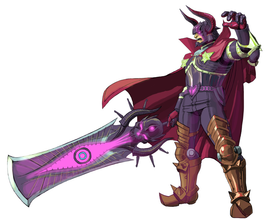 armor, belt, boots, capcom, cape, commentary_request, crossover, elbow_pads