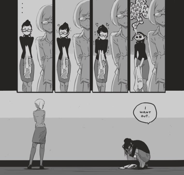 ..., 2girls, anger_vein, comic, commentary, dr._molly_simon, dr._sif_runarsdottir, english