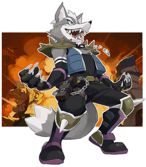 1boy, bird, claws, dio_brando, falco_lombardi, falcon, fox, fox_mccloud, furry, gloves, male_focus, nemurism, nintendo, parody, smile, solo, star_fox, starfox, super_smash_bros., tail, tails, wolf, wolf_o'donnell, wryyyyyyyyyyyyyyyyyyyy